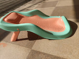 Star and Daisy Baby Bath seat - Anti-Slip Bathing for 0-1 Year Upgraded Design for Babies – Orange-Green