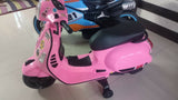 SHAKY WORLD Vespa scooty for kids, ride-on scooter for boys and girls, stylish kids scooty toy, Vespa design ride-on, indoor outdoor ride-on scooter