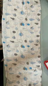 Babyhug Cotton Muslin Multipurpose Swaddle Wraps Unicorn Print Pack of 3