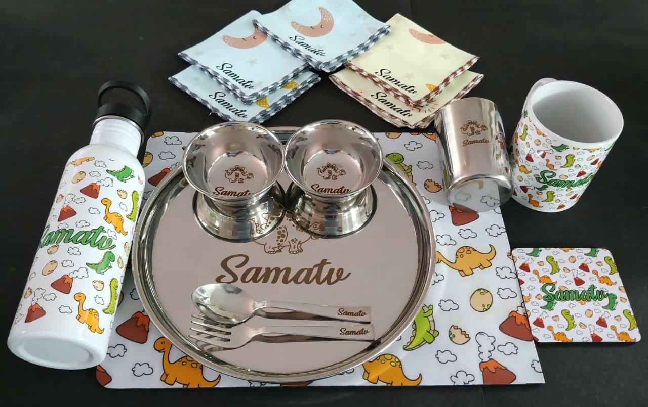 Dino Themed Kids Meal Combo Set