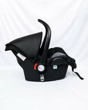 R FOR RABBIT 4 in 1 Picaboo Grand Infant Car Seat Carrier Newborn Travel Cot Black Grey