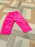 Hot Pink Ribbed Pant for Baby Girl