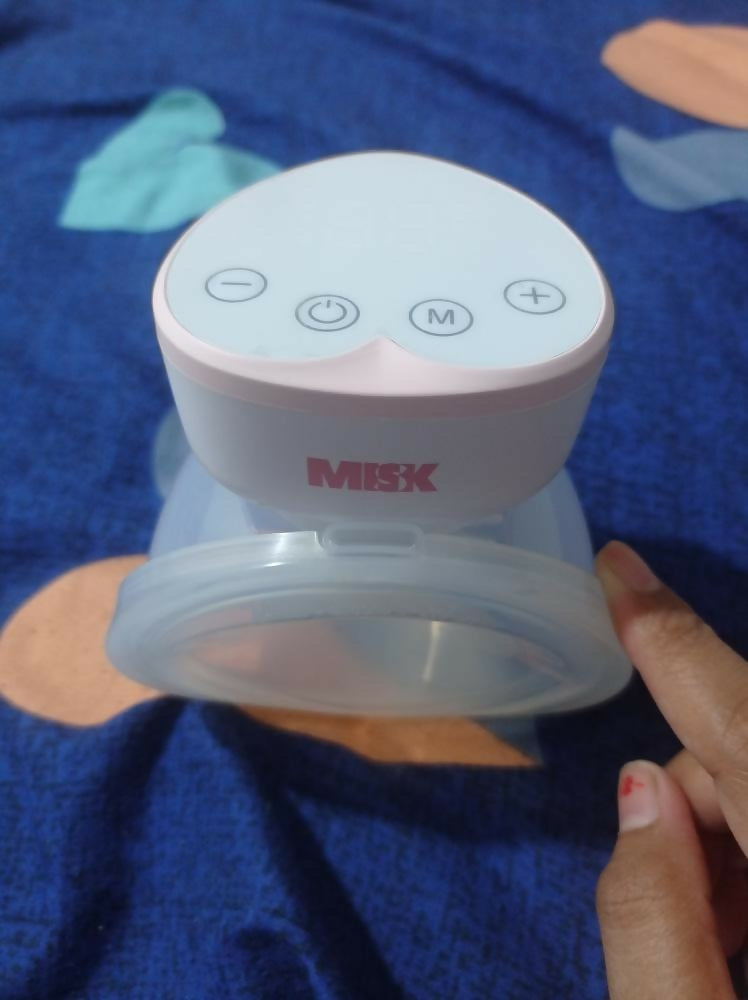 Buy MISK Electric Wearable Breast Pump – Hands-Free, Quiet, Portable Breastfeeding Solution for Moms