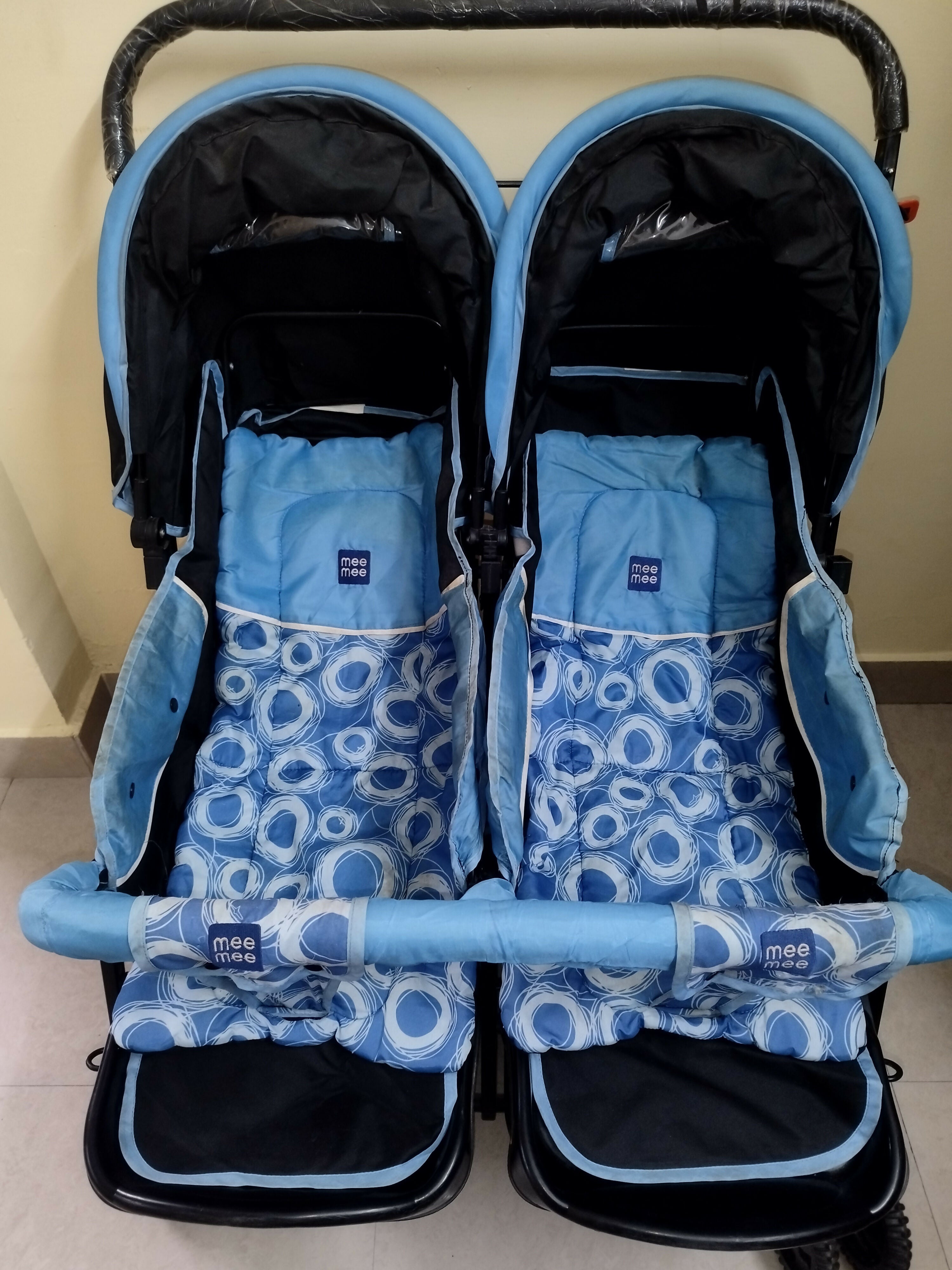 MEE MEE Twin Baby Stroller/Pram