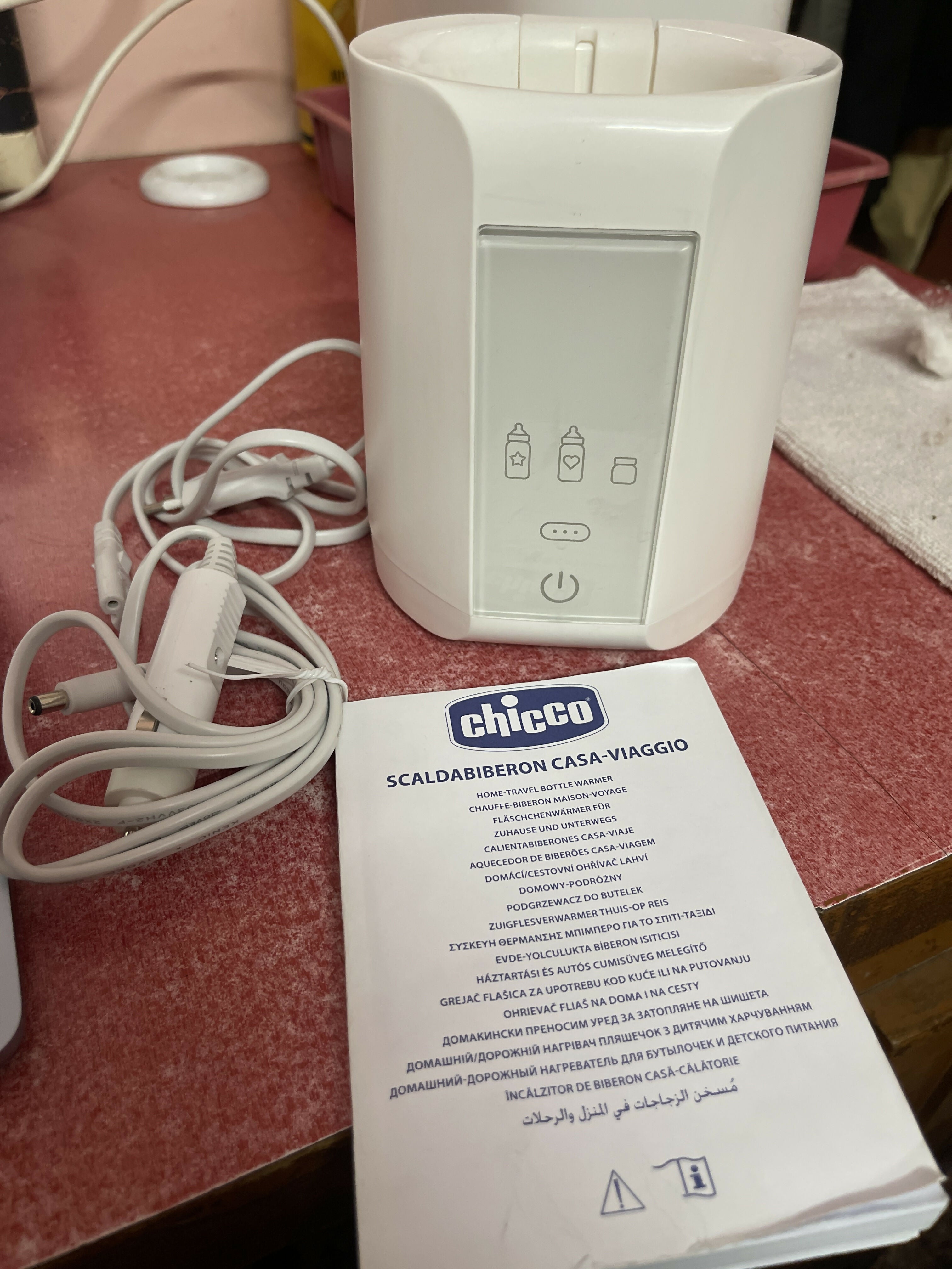 CHICCO Home + Travel Bottle Warmer - Only 2800