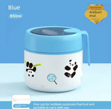 Panda Theme Steel Lunch Box Cum Food Jar