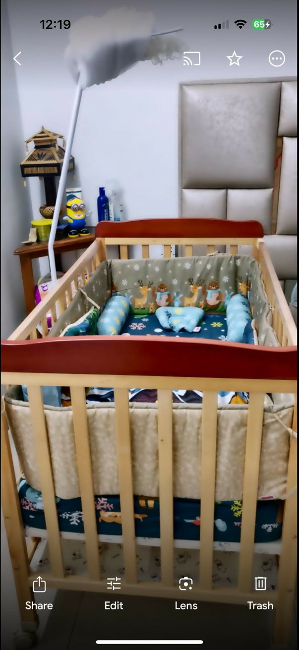 BABYHUG Montana Wooden Cot/Crib cum Rocker