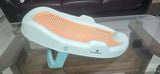 STAR & DAISY Baby Bath Tub Seat (Anti Slip) Chair Foldable Baby Bath Chair (Orange )