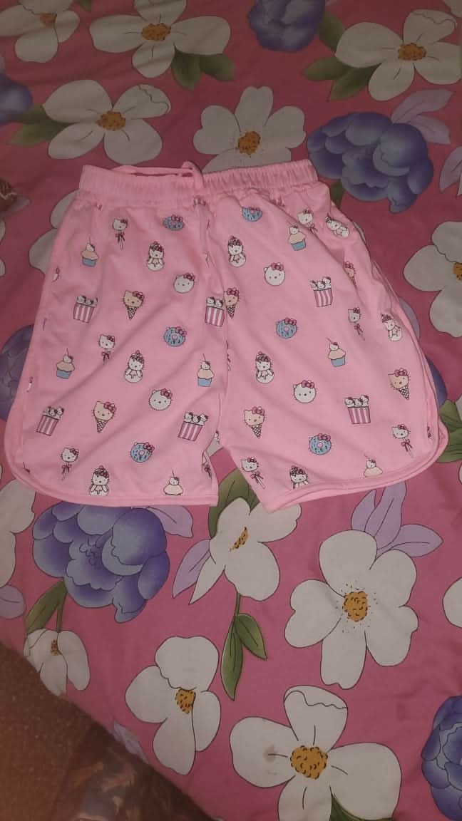 Comfortable and stylish girls pant and shorts set for everyday wear.