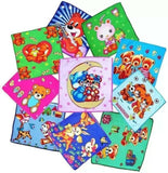 Cartoon Printed Handkerchief Face Towel for Baby (Pack of 12)