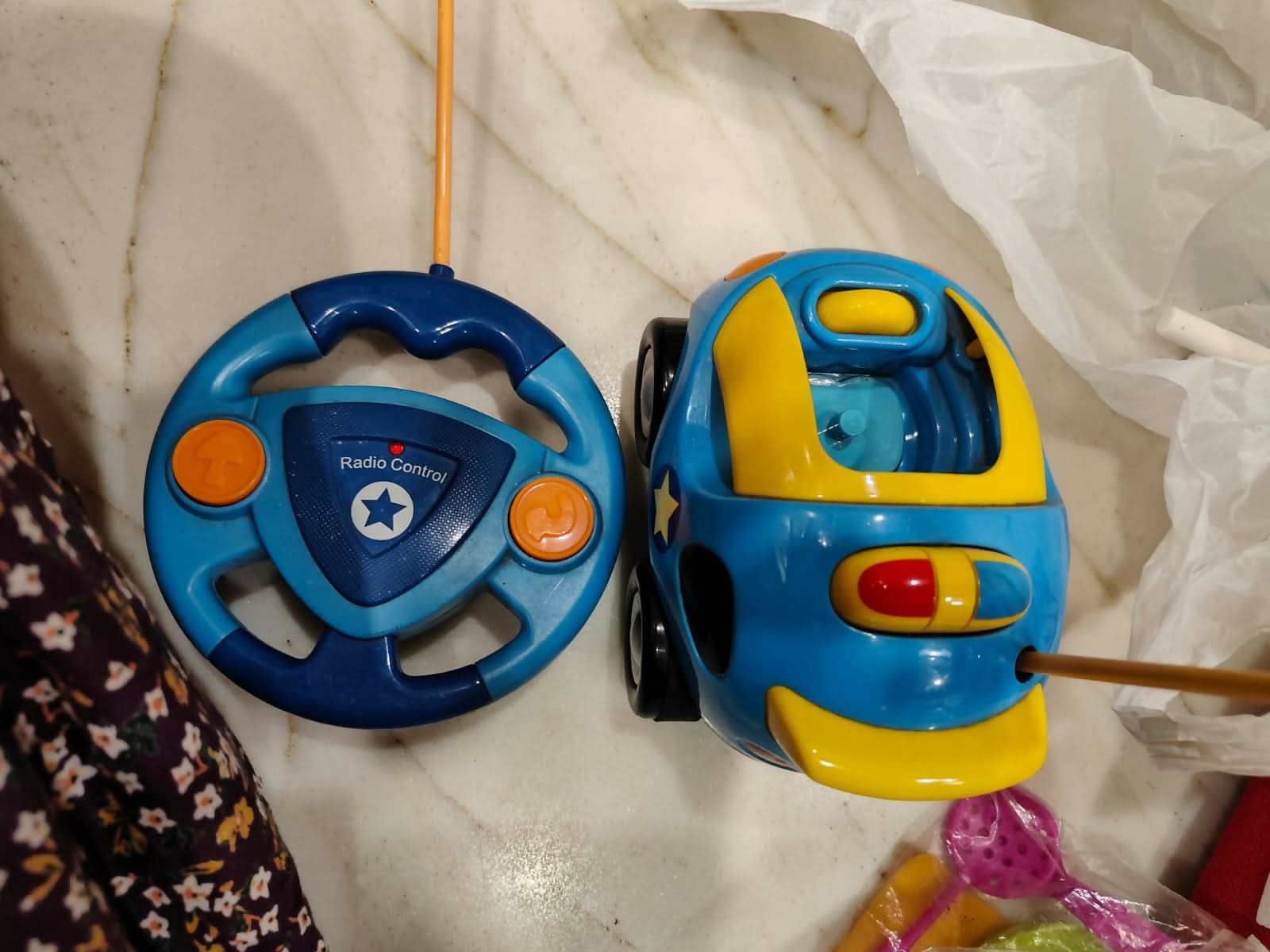 Rev up the fun with the Blue Remote Control Car—sleek, fast, and perfect for thrilling races both indoors and outdoors!