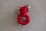 Introducing our Elephant Faced Shape Rattle, a delightful and eco-conscious sensory toy crafted with care and consideration.