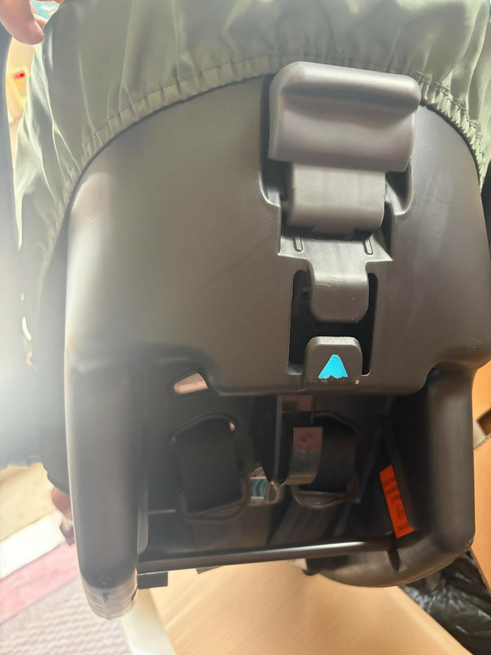 Close-up of a car seat