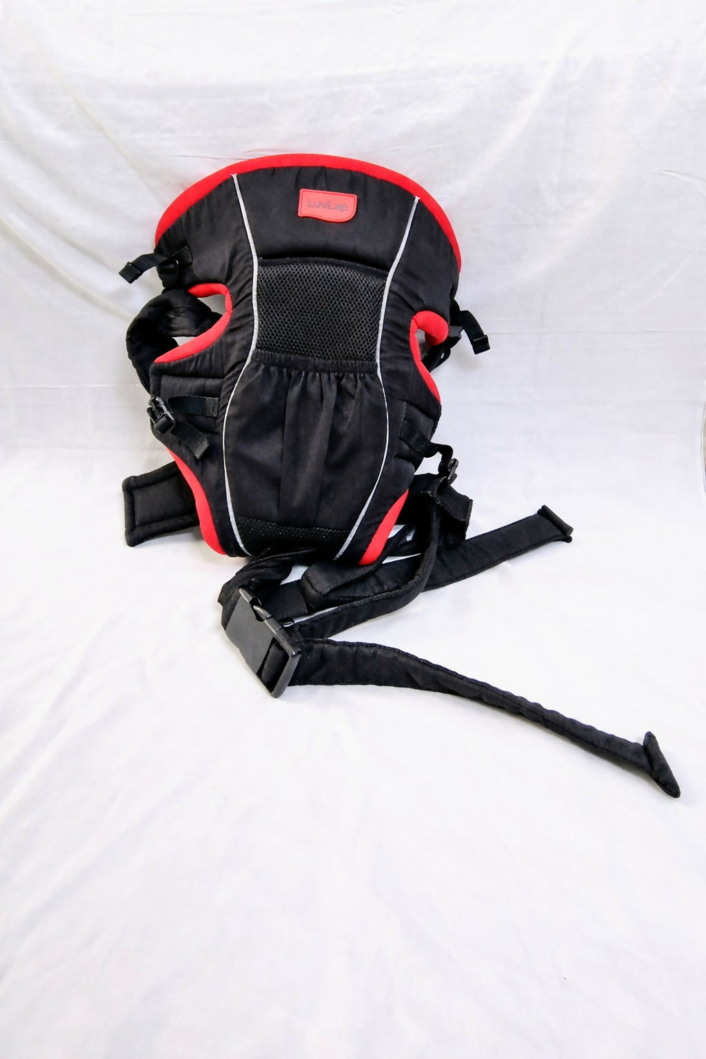 LUVLAP 2 in 1 Adjustable Baby Carrier, Redblack