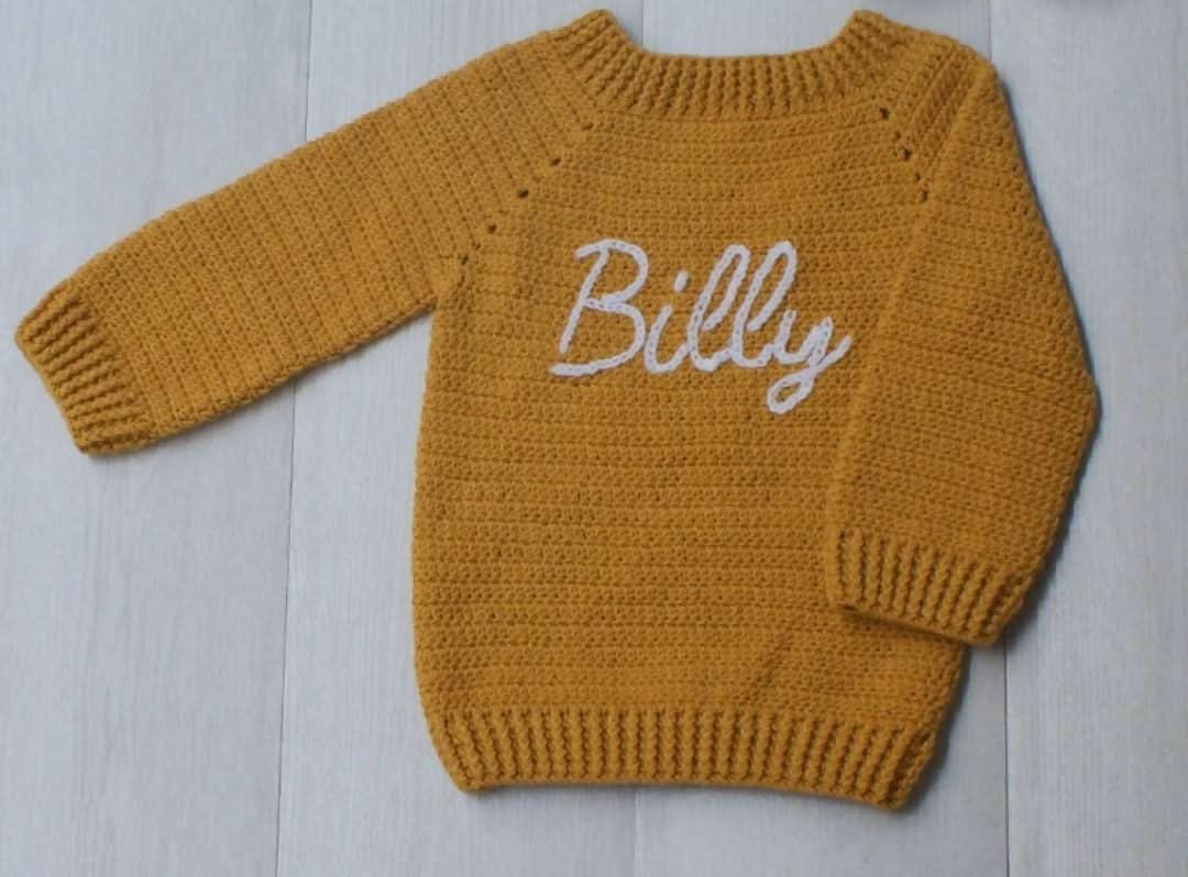 Shop now for the Customised Child Safe Acrylic Yarn Full Sleeves Woollen T-Shirt for Baby, offering warmth, comfort, and personalized style for your little one!