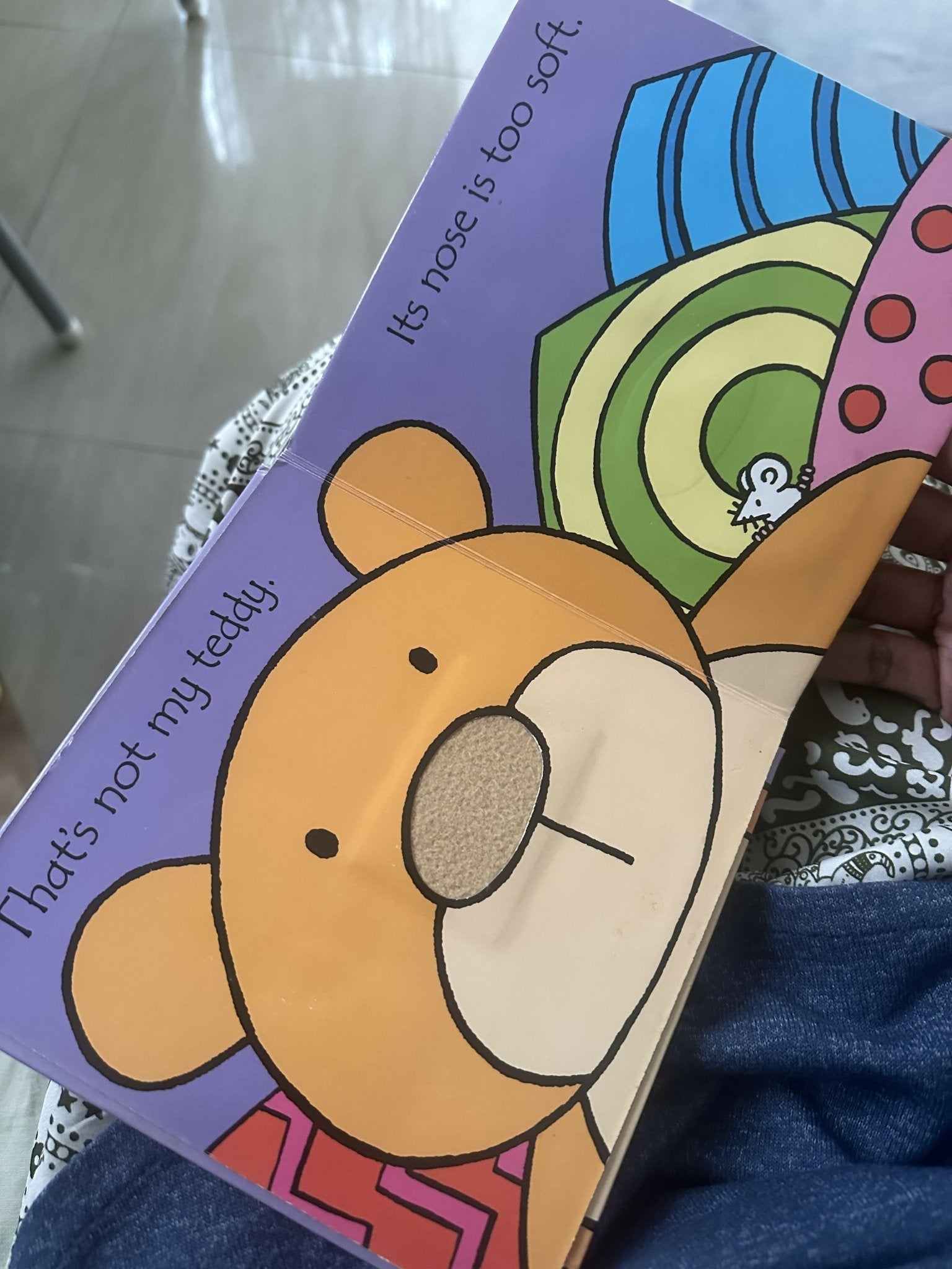 That’s not my teddy - touch and feel board book for babies