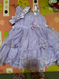 PANTALOONS Lavender Frock With Belt