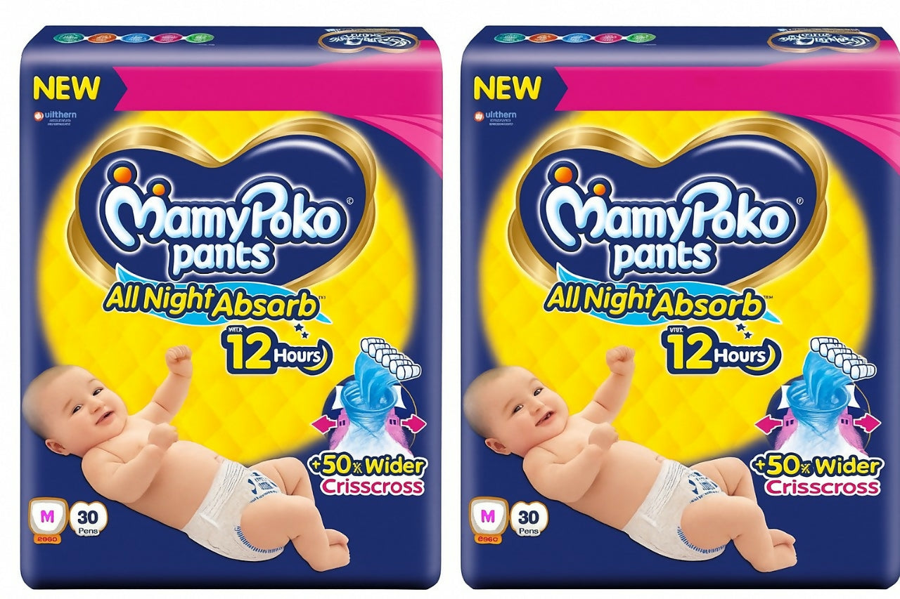 MAMYPOKO Pants All Night Absorb Diapers