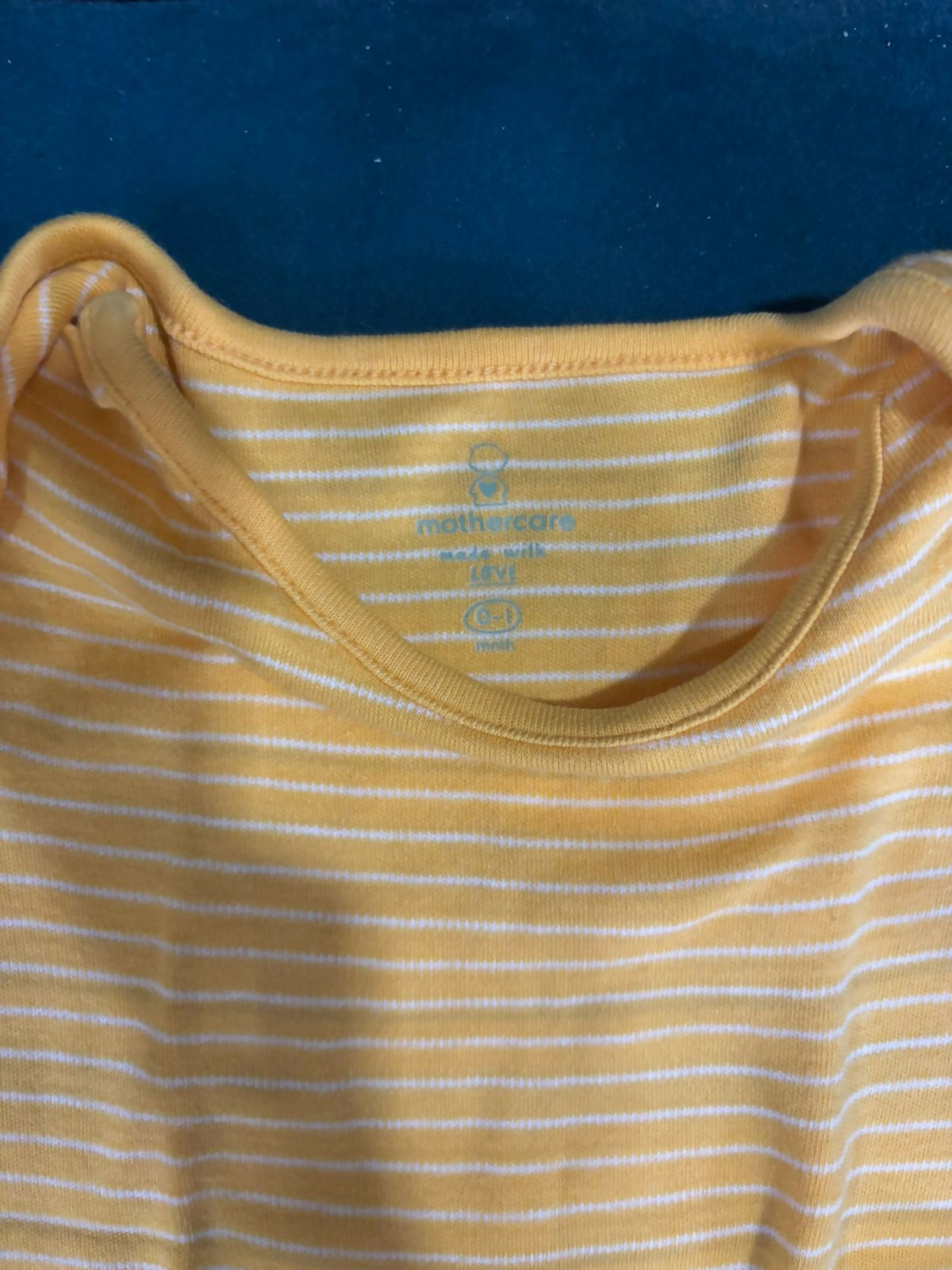 MOTHERCARE Printed Dungarees with Striped Bodysuit