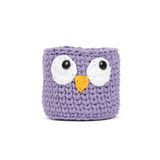 Handmade Crochet Owl Basket for Storage Handamde