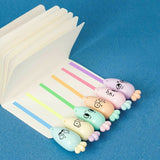 Carrot Shaped fancy highlighter pen set for kids girls, school and office uses. Perfect for school, office, family use. Great gift for your kids, friend or personal collection.