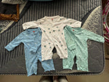 Baby clothes including onesies