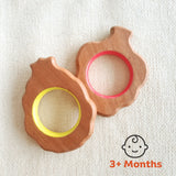 Explore shapes and soothe gums with Babycov's Cute Neem Wood Teethers - natural comfort for safe and playful chewing!