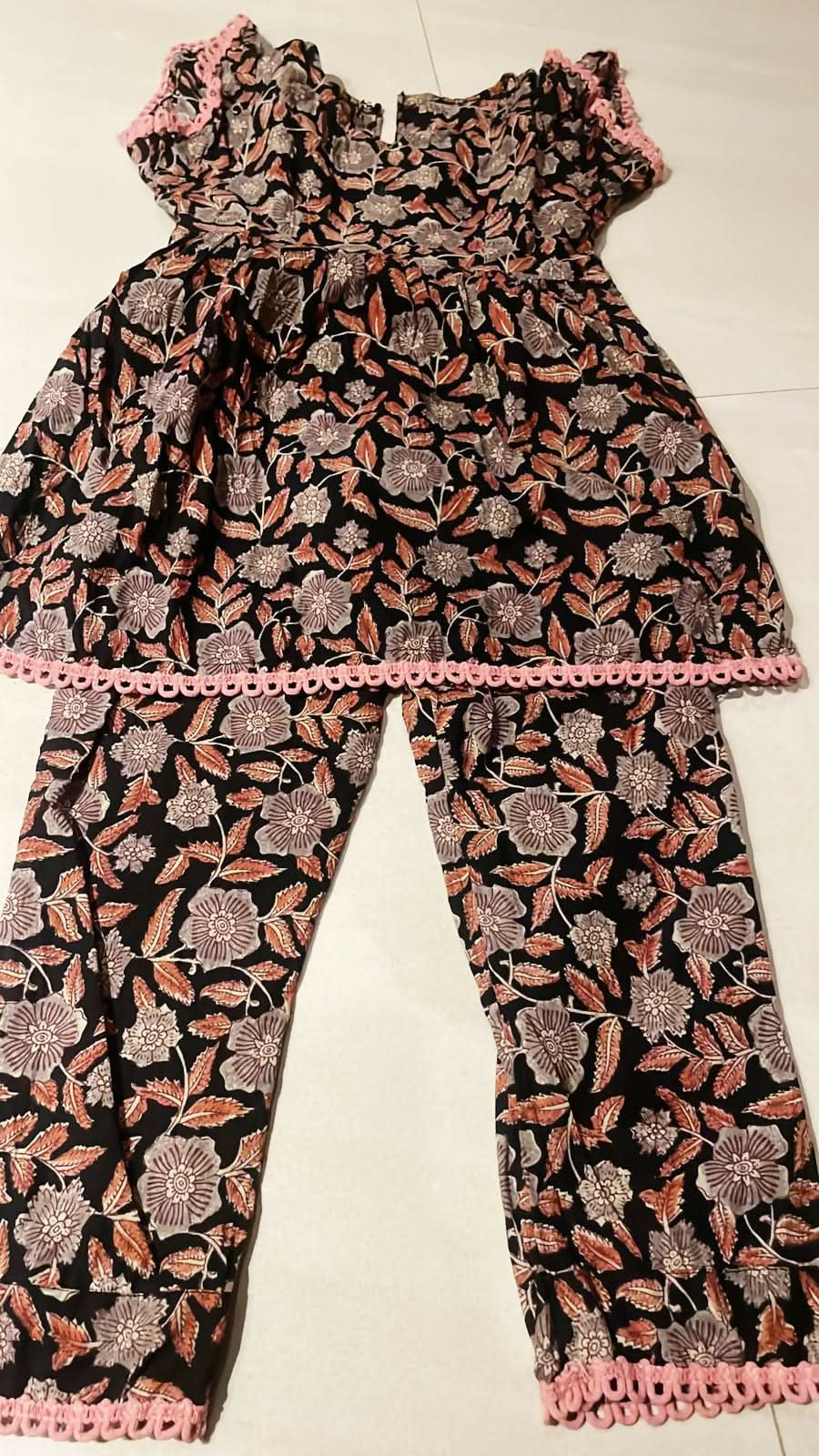 Experience traditional elegance with our Kurta and Sharara/Pant set for baby girls, designed for grace and style in every celebration.