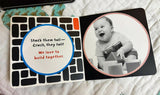 High contrast baby books – set of 2, newborn stage onwards, premium quality, barely used.