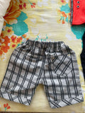 CITYBOY Dress with Sleeveless TShirt (Black), Red cotton jacket (Half Sleeves) and Printed Nicker - PyaraBaby