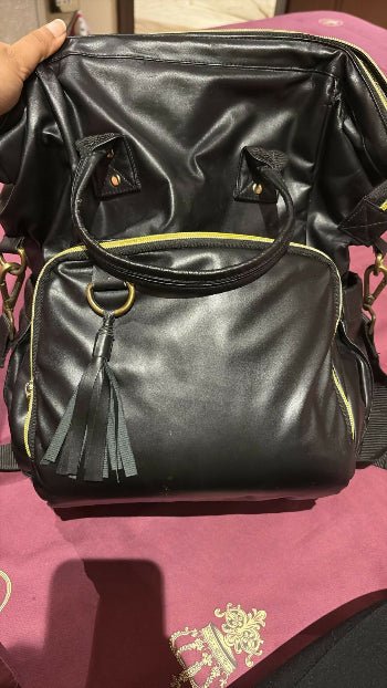 Baby Jalebi diaper bag, designer diaper bag for moms, spacious diaper bag, travel diaper bag for babies, stylish baby diaper bag