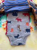 CARTER'S Baby 4-Pack Long-Sleeve Original Bodysuits Solids - PyaraBaby