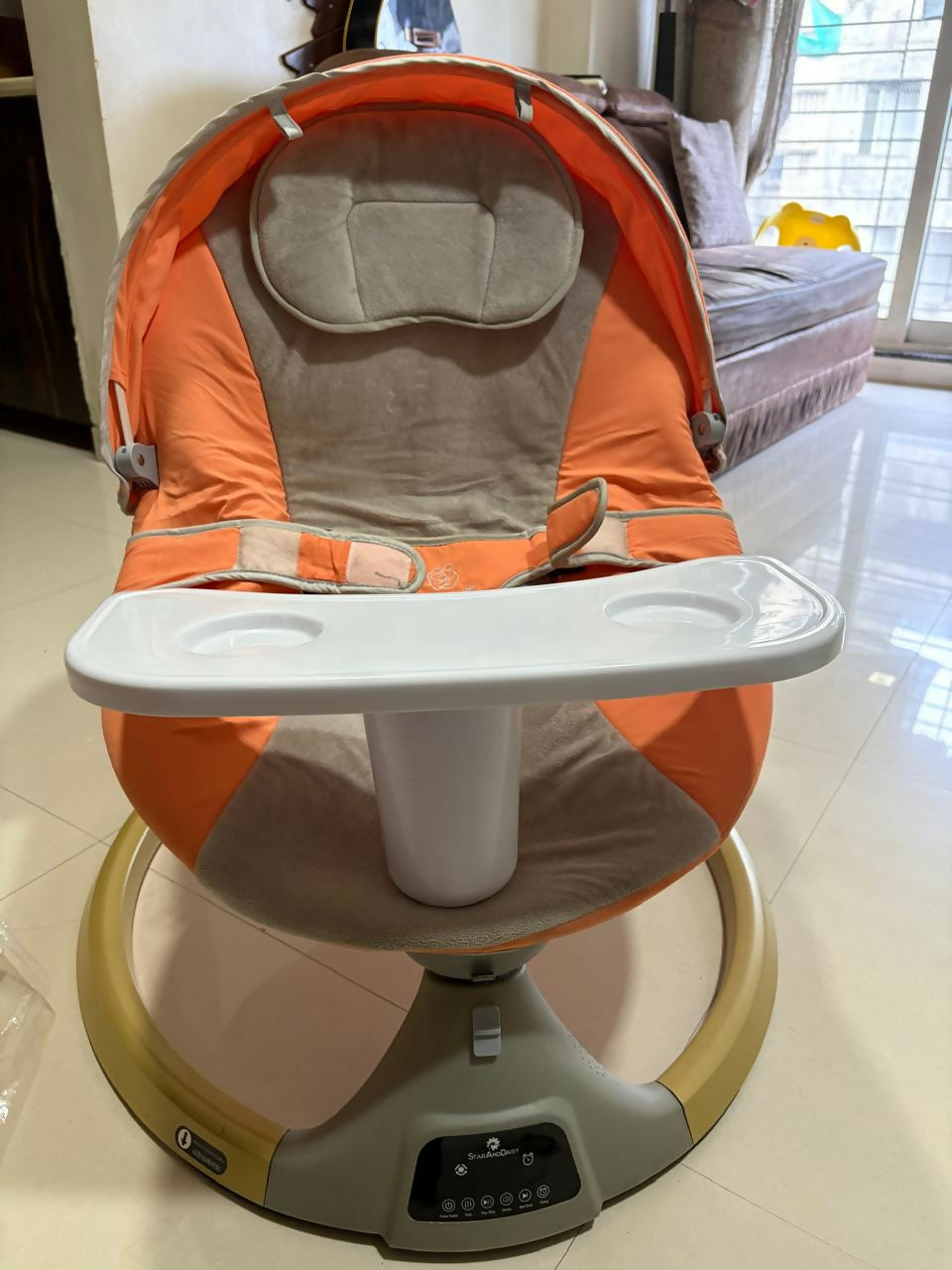 STAR & DAISY 2-in-1 Baby Swing Cradle /Rocker