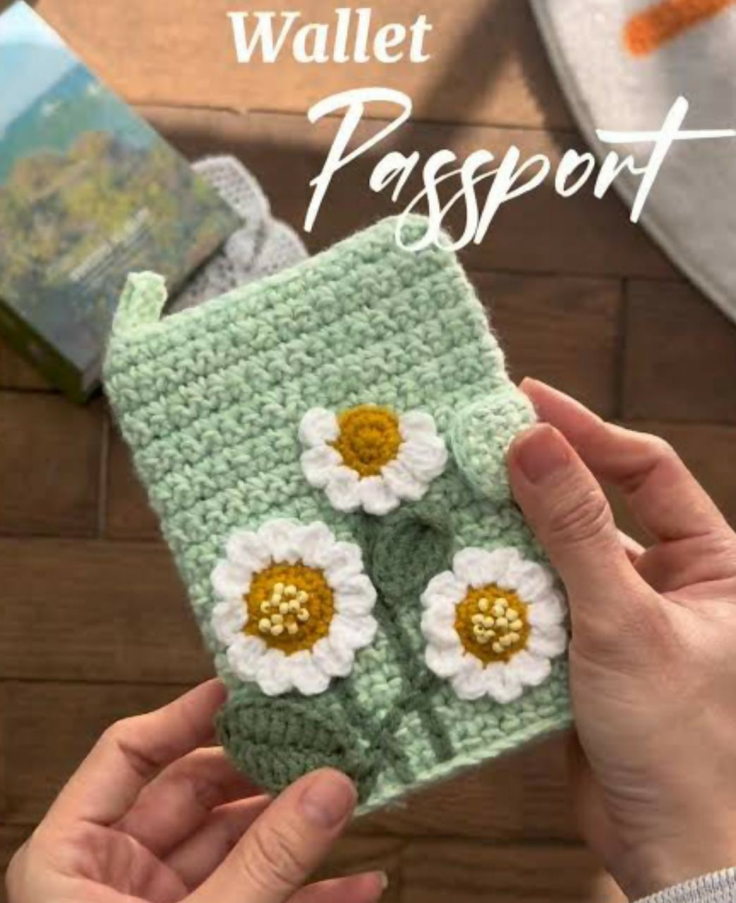 Buy Crochet Handmade Passport Covers – soft, stylish protection with a personal touch.