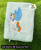 KIDS PREMIUM Unicorn CARTOON TOWEL