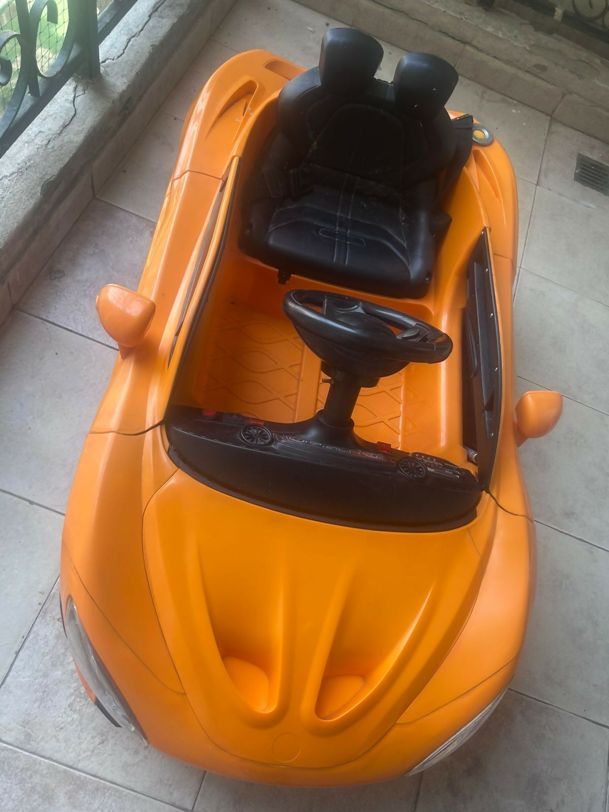 Buy Orange Baby Car – bright, safe, and fun ride-on for toddlers.