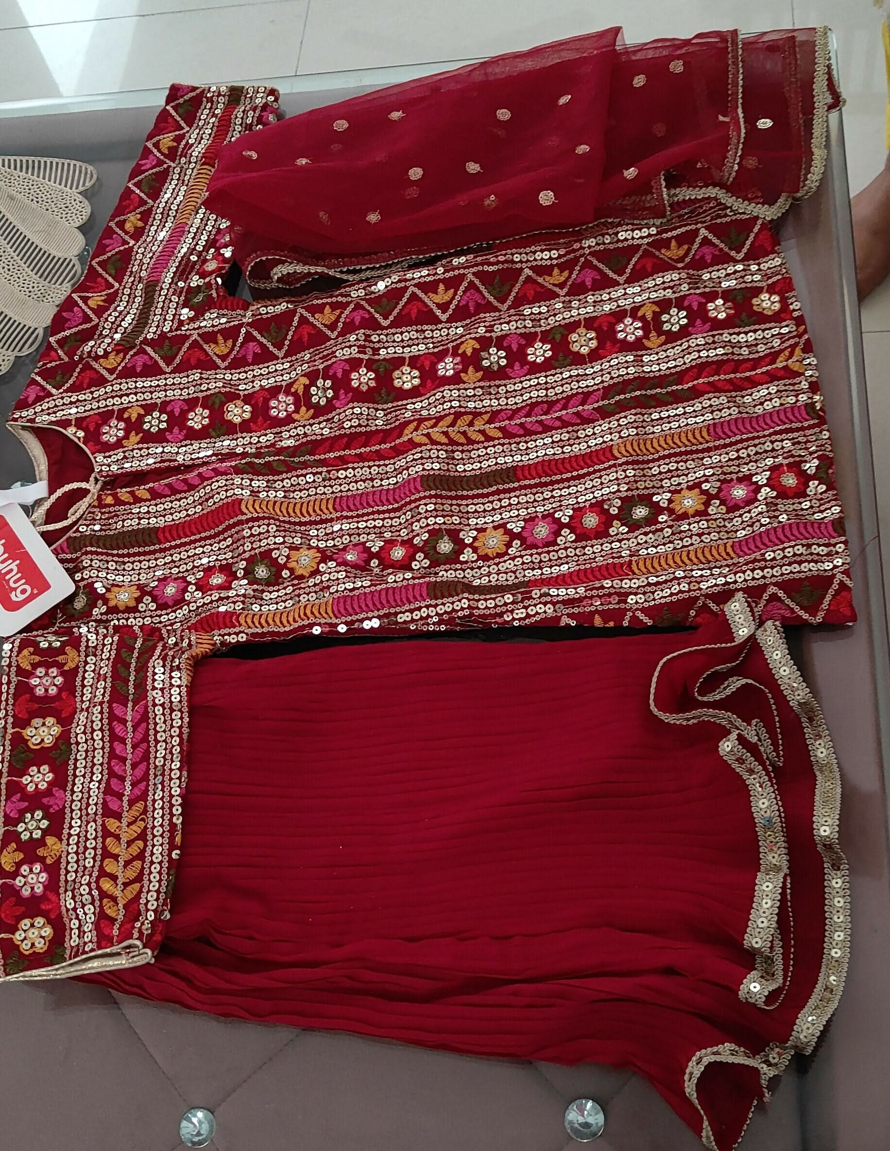 BABYHUG Kurti Plazo Set with Dupatta