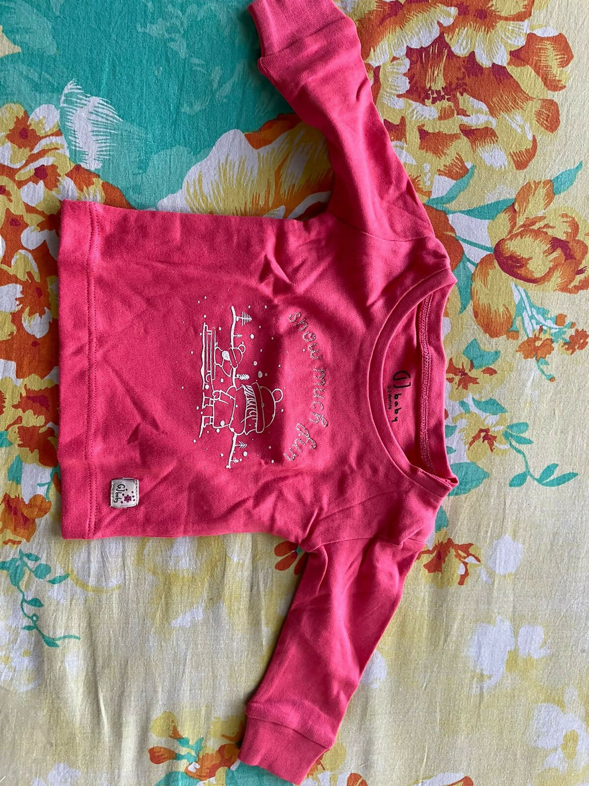 GJ BABY & SIMPLY Full Sleeves TShirt - Pack of 2 - Pink and Yellow - PyaraBaby