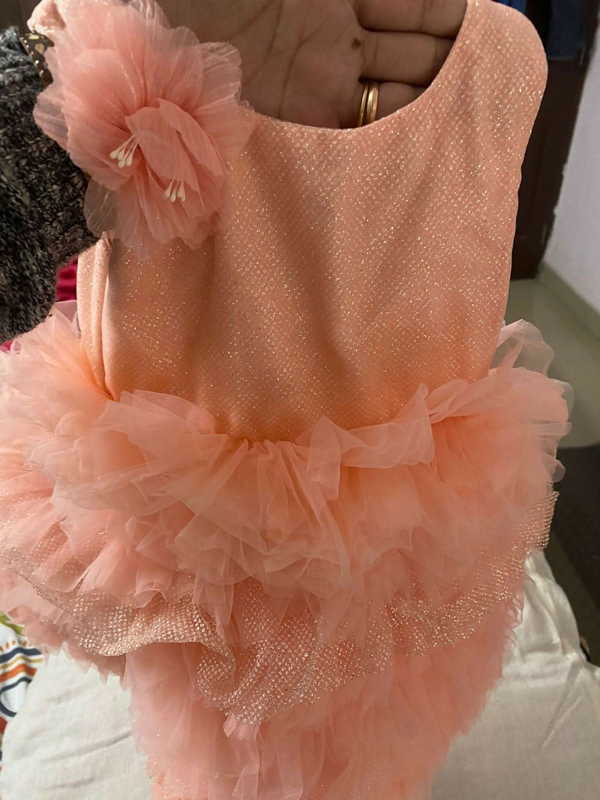 Elevate your baby girl's style with our Partywear Frock/Dress collection, featuring stunning designs for every special occasion.