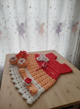 Crochet frock for girls