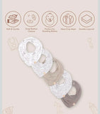 MI ARCUS Feeding, Drool Bibs for Baby Boys, Girls, Newborns(pack of 5)