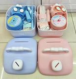 The stationery set includes electric pencil sharpener, electric eraser, desktop vacuum cleaner and 10 eraser refills, which is a good helper for your study