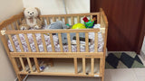 BABYHUG Montana Cot/Crib with Mattress