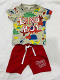 Let your baby roar in style with the Dino Boy Colorful Baby Dress Set—fun, comfy, and perfect for any adventure!