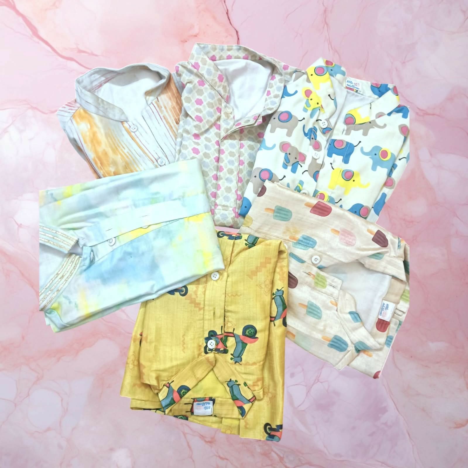 5 Set Of Kurtas For Kids