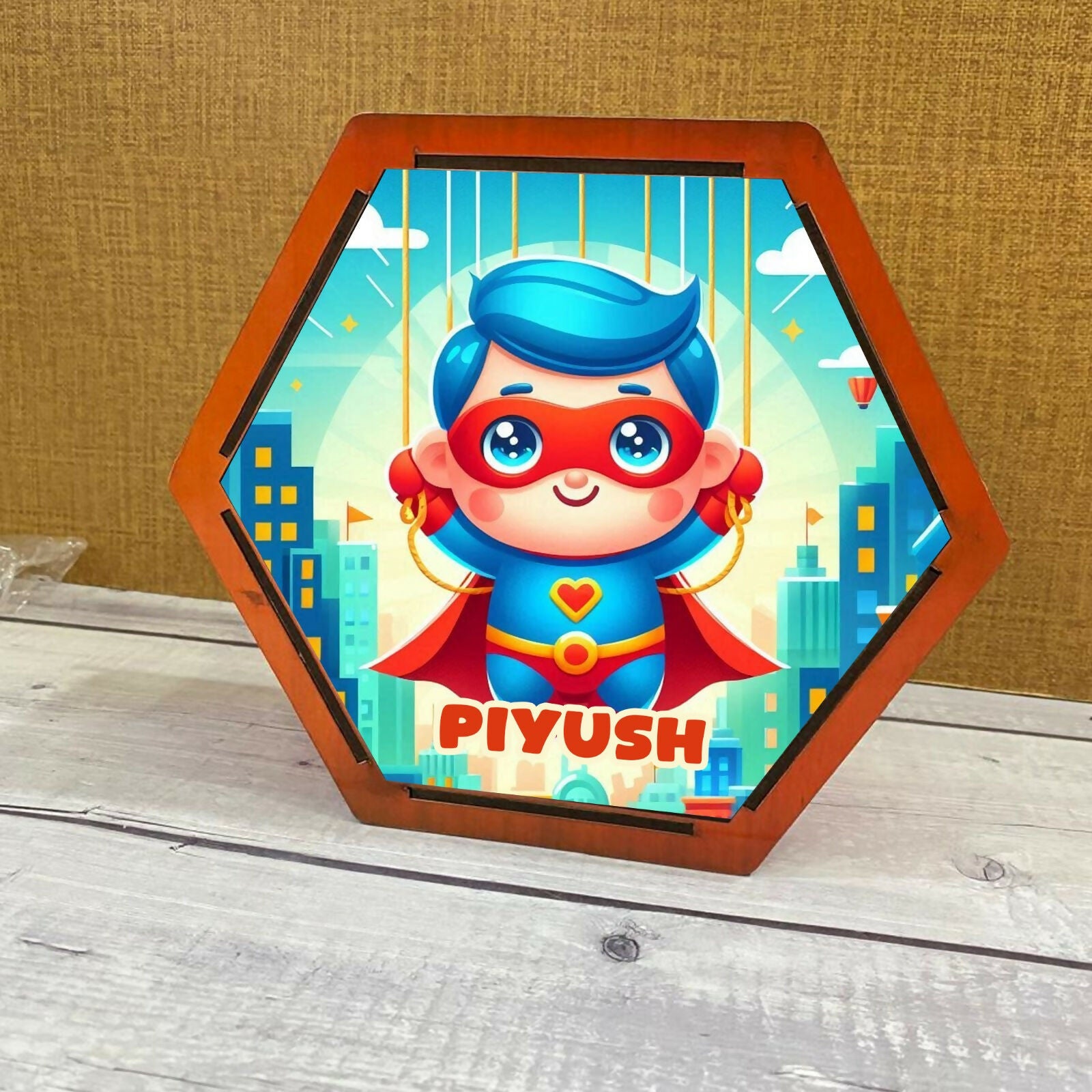 Hexagonal piggy bank