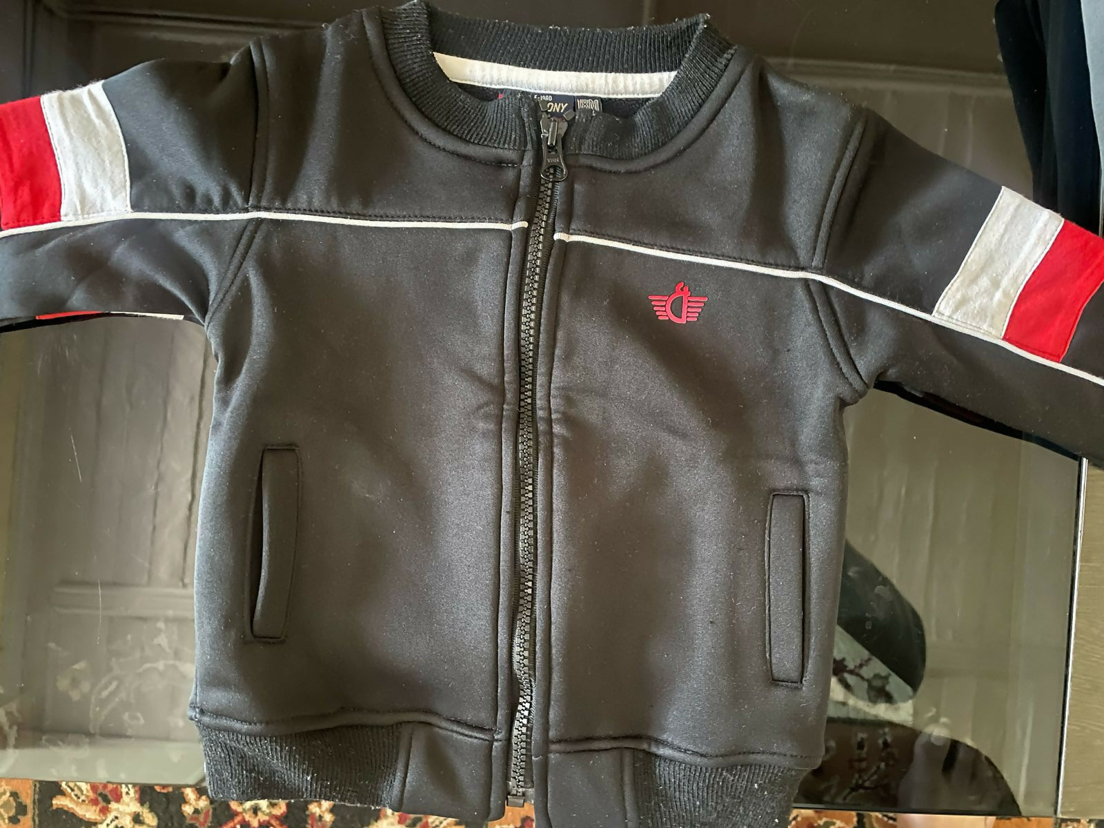 GINI & JONY Infant Boys Black / Grey Cotton Sweatshirt (Set of 2)