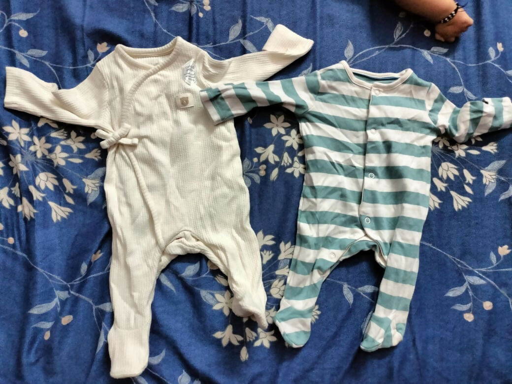 MOTHERCARE Baby Romper Set of 2