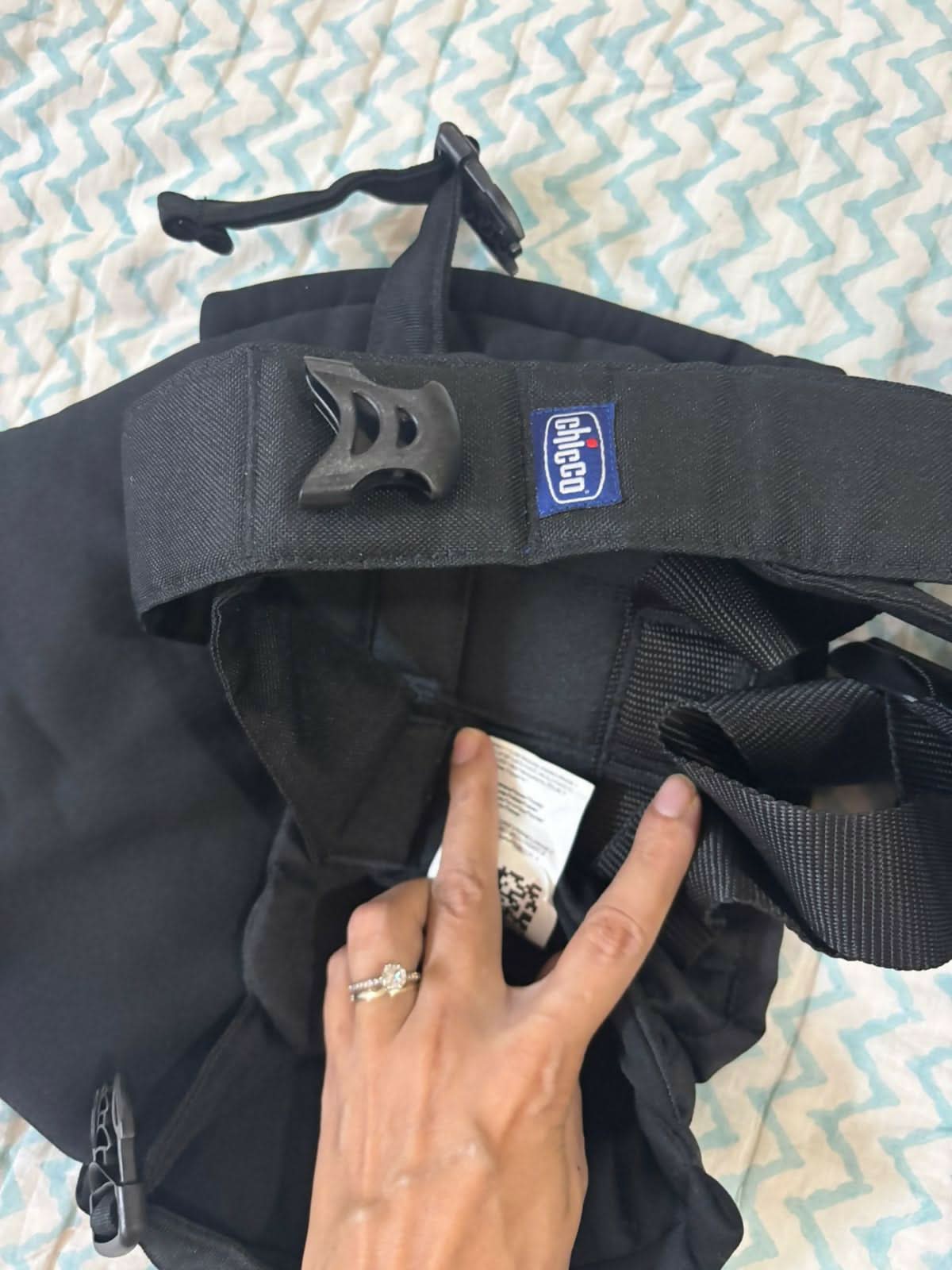 CHICCO Easy Fit 3 in 1 Baby Carrier Black Night
