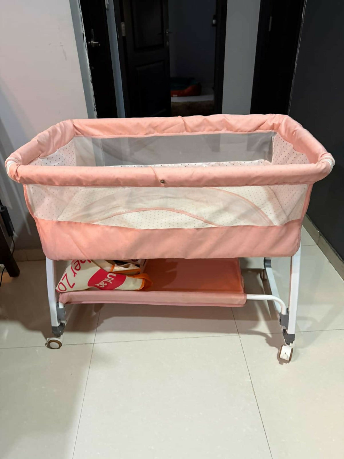 CAREIT Premium 6-in-1 Baby Bedside Cot / Crib / Cradle